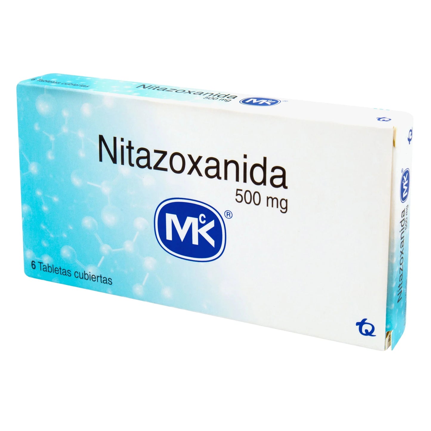 Nitazoxanida 500 mg 6 Tbs Mk