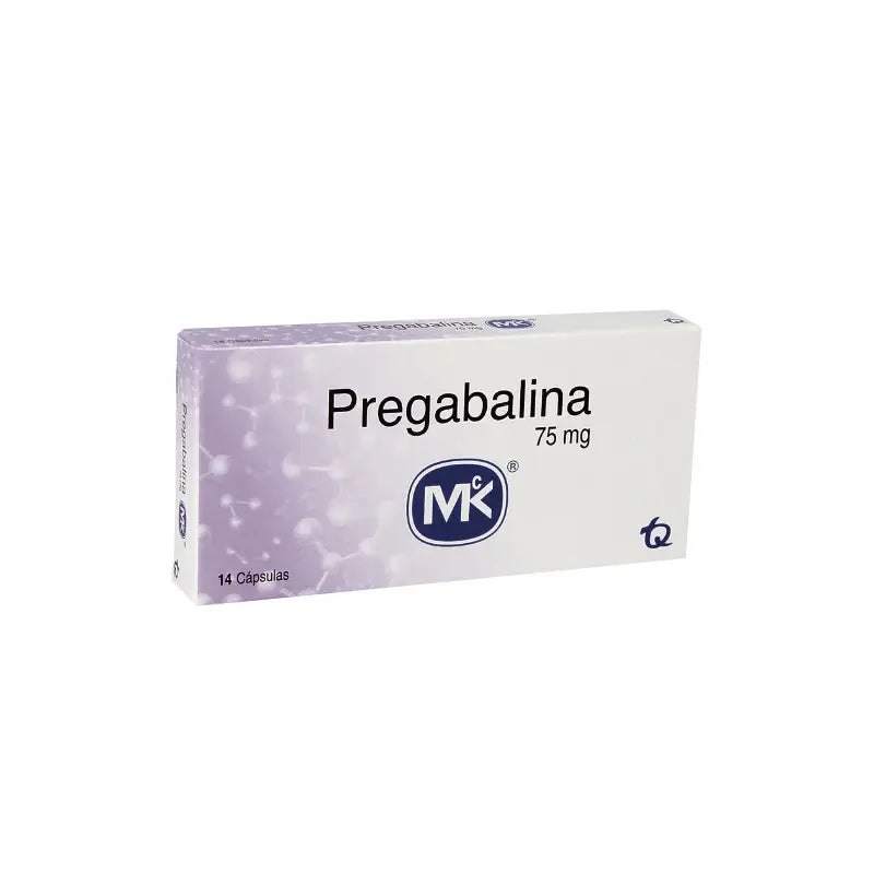 Pregabalina 75 mg 14 Cápsula Mk (p)19067