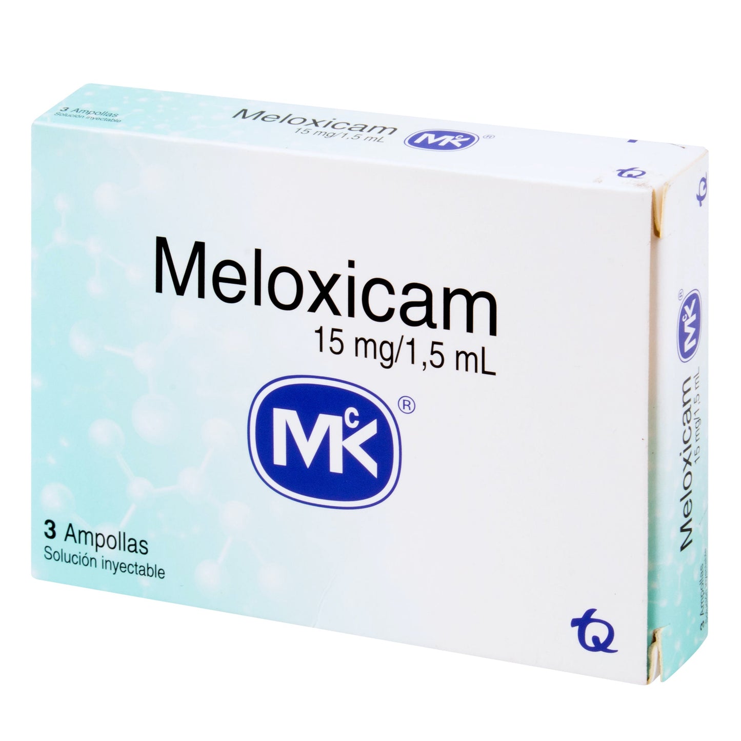 Meloxicam 15 mg 3 Ampollas Mk
