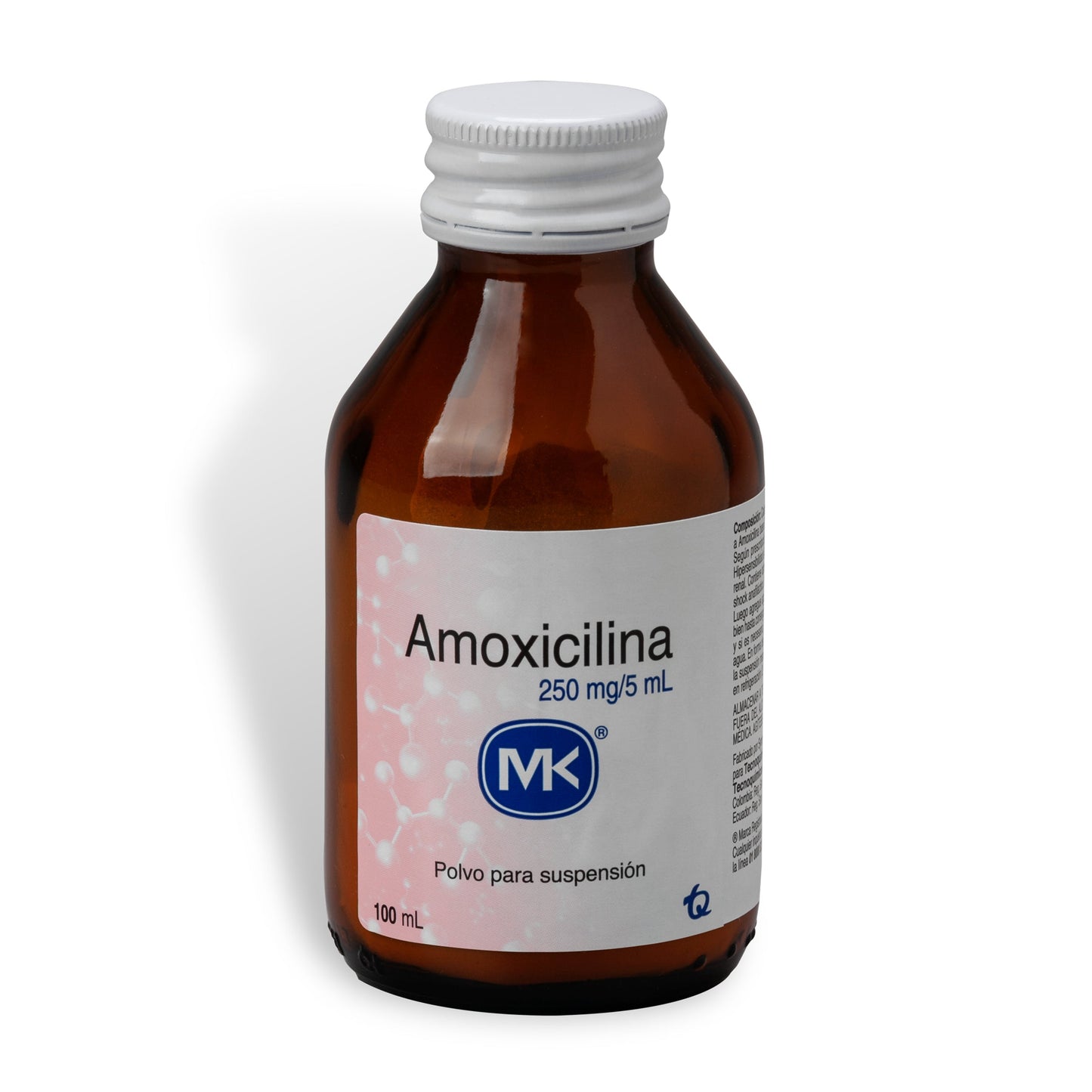 Amoxicilina 250 mg Suspensión 100 ml Mk