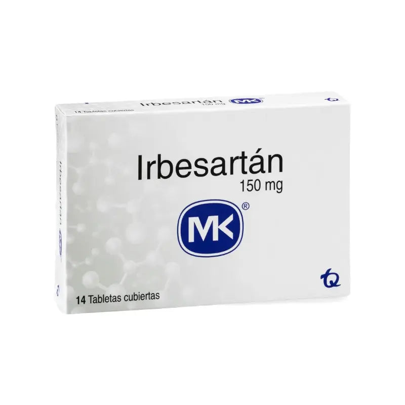 Irbesartan 150 mg 14 Tabletas Mk