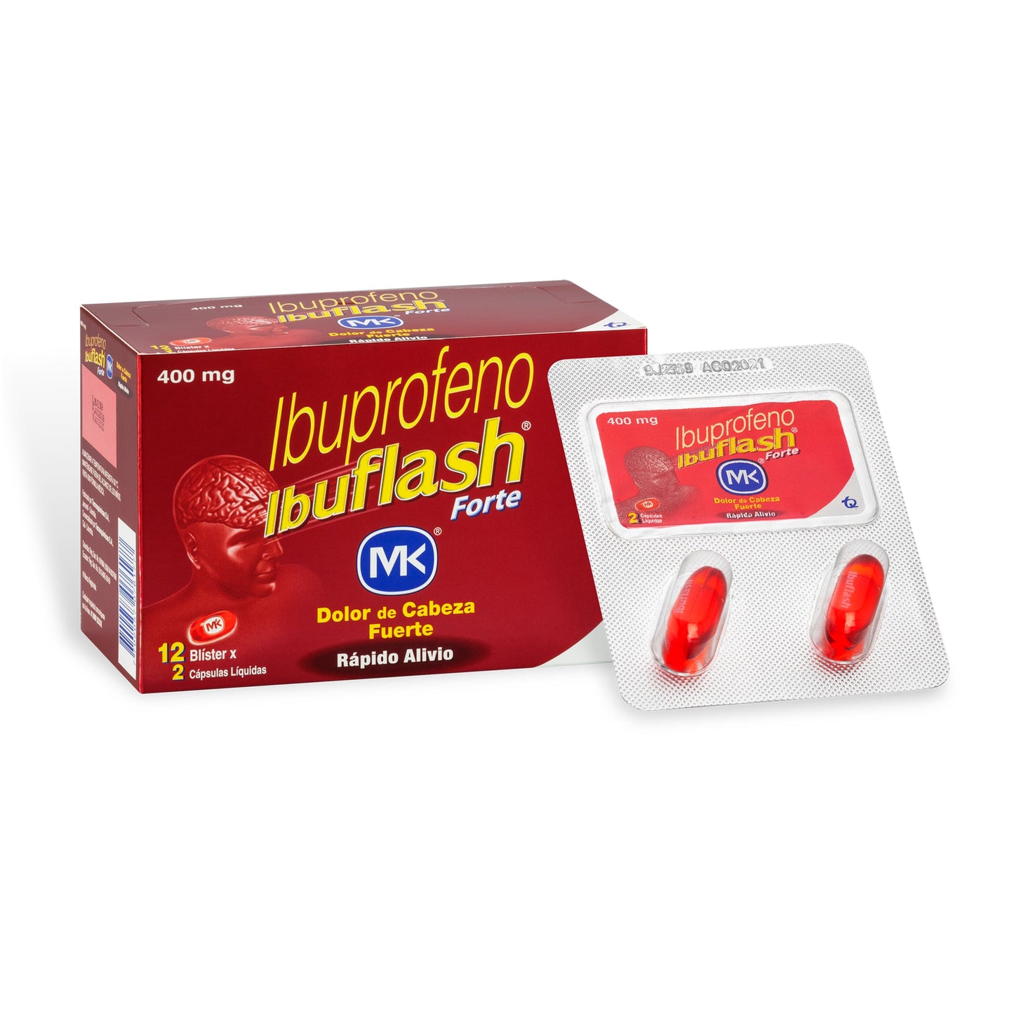 Ibuflash Forte 400 mg 24 Cápsulas
