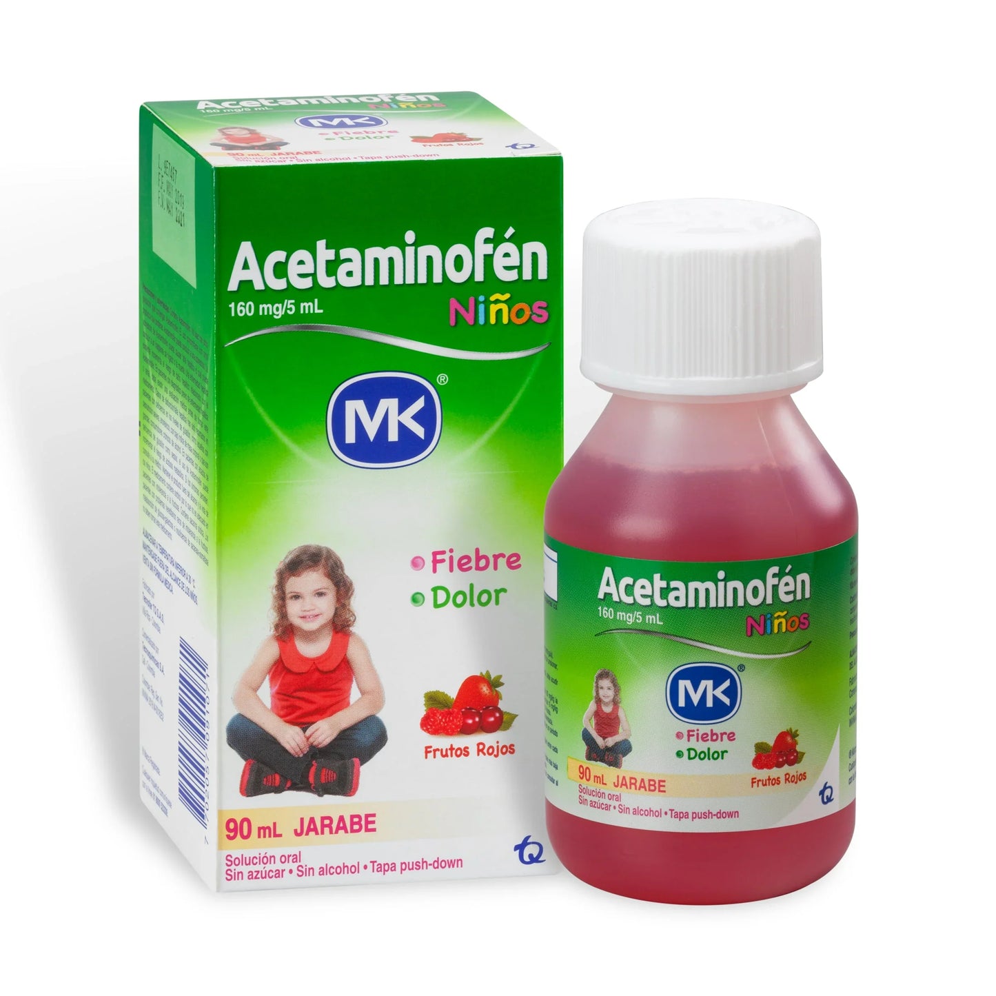 Acetaminofén Mk Jarabe 160mg/5