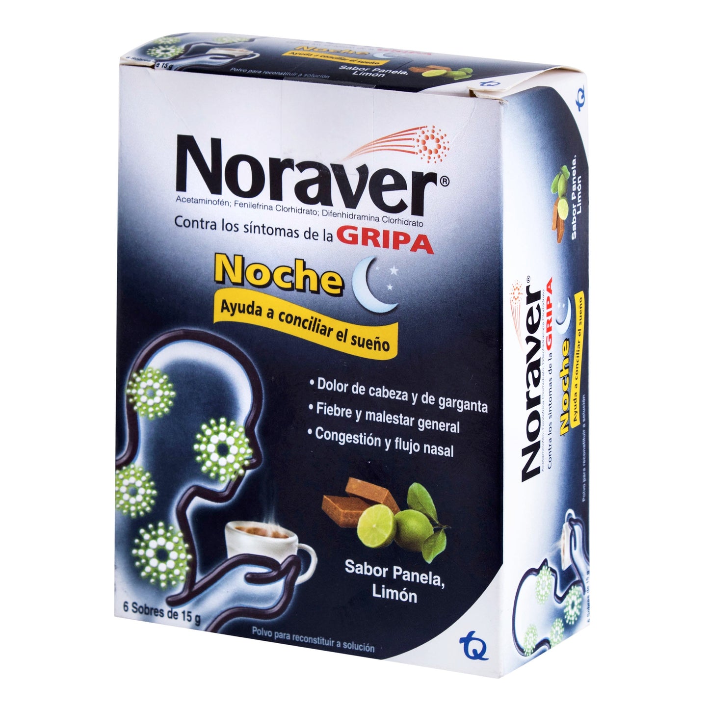 Noraver grIPA Bebida Noche 15 gr 6 Sbs