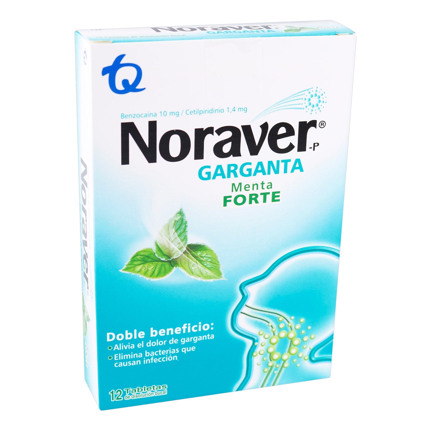 Noraver Menta Forte X 12 Tabletas