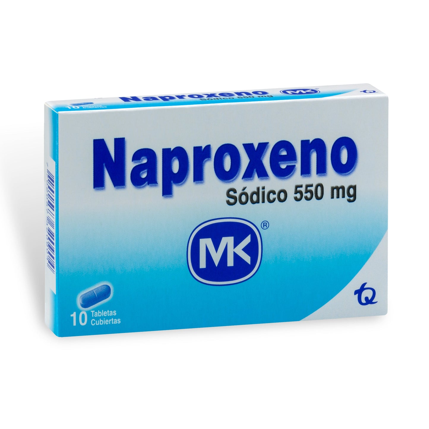 Naproxeno 550 mg 10 Tabletas Mk