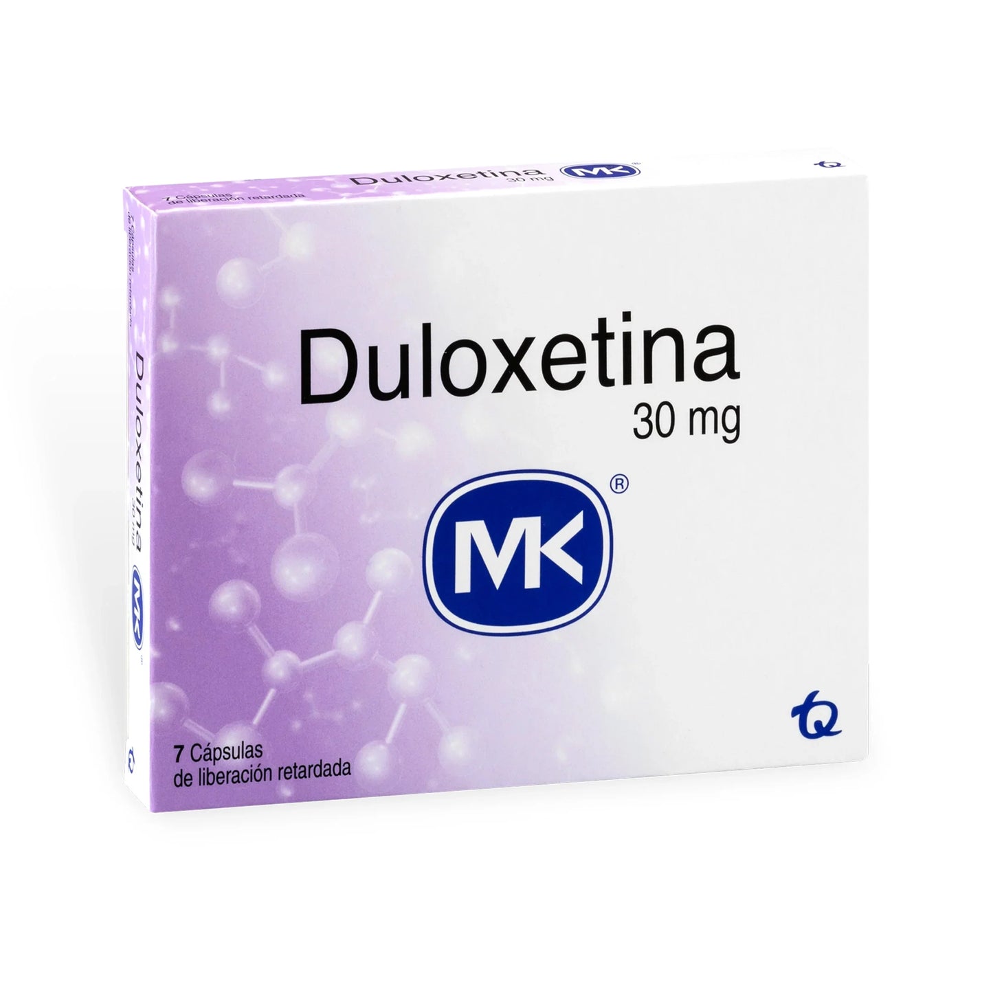 Duloxetina 30 mg 7 Cápsulas Mk