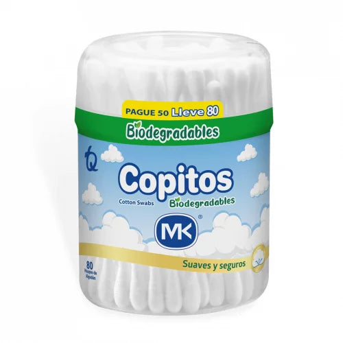 Copitos Biodegradables 80 Unidades Mk