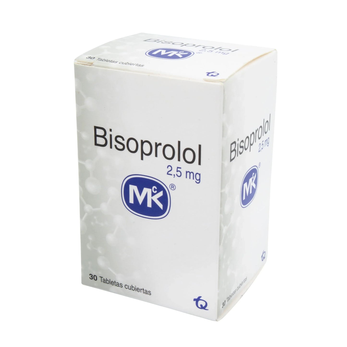 Bisoprolol 2.5 mg 30 Tabletas Mk