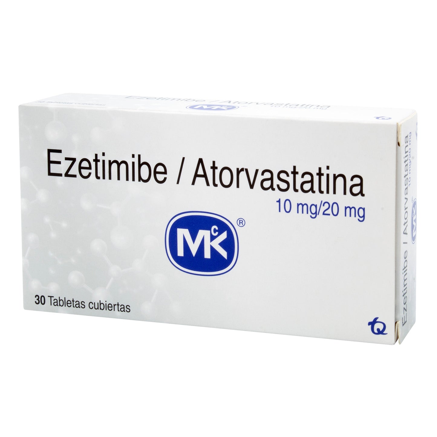 Ezetimibe 10 mg Atorvastatina.20 mg 30 Tbs Mk