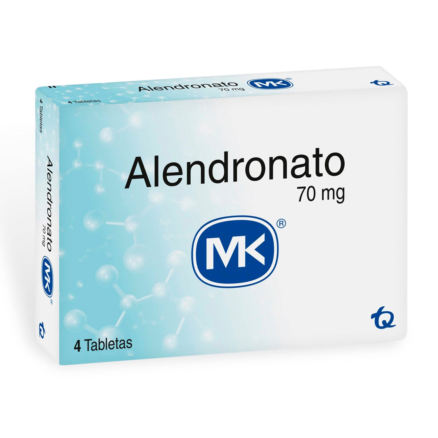 Ácido Alendronico 70 mg X 4 Tabletas
