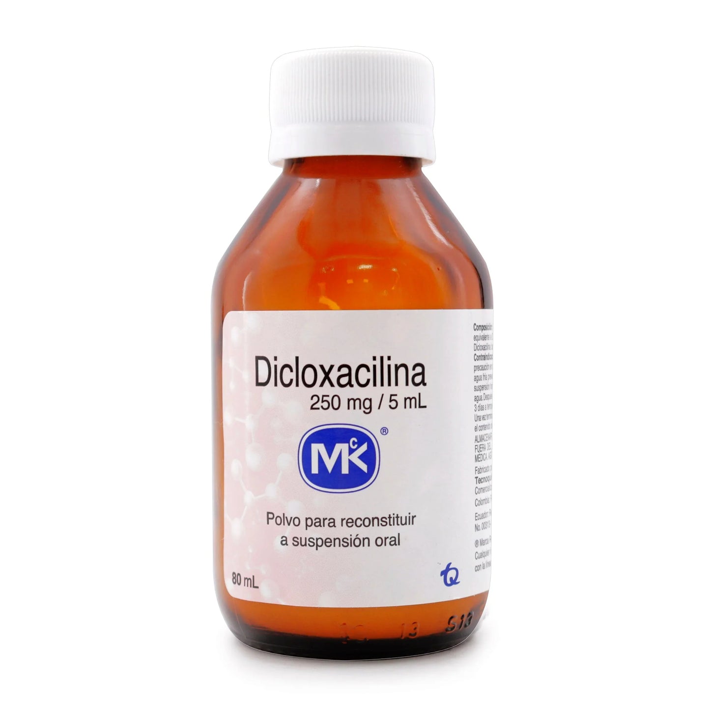 Dicloxacilina Suspensión 250mg/5ml 80ml Mk