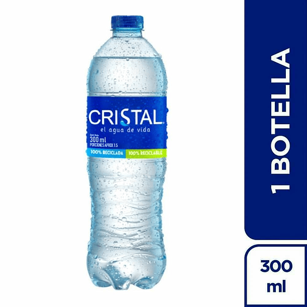 Agua Cristal 300 ML X 24