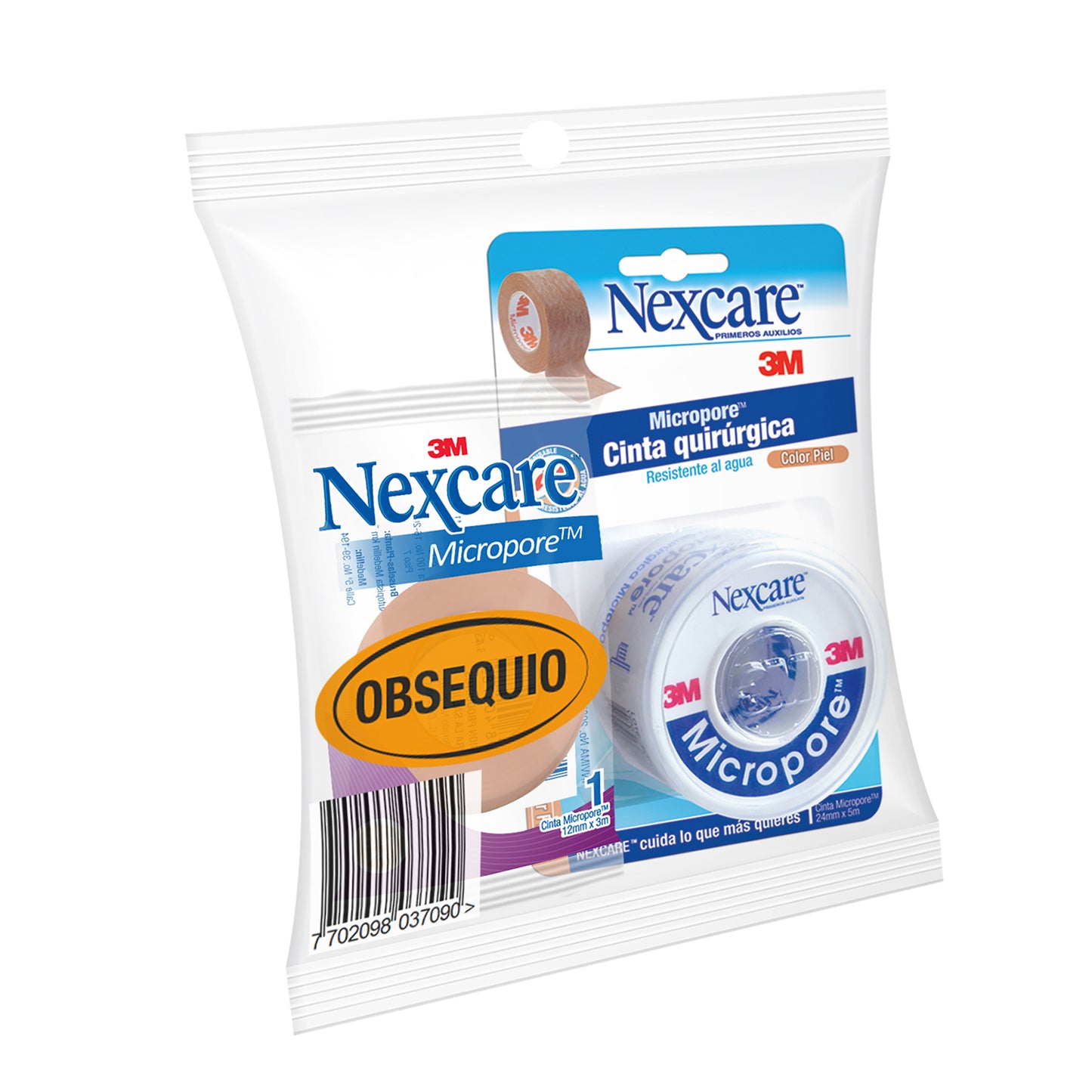 Micropore Piel 24X5 Dispensador Gratis Micro 12X3