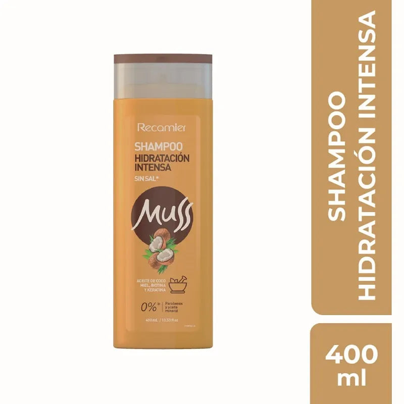 Shampoo Muss HidratanteACION Intensa X 400 ml