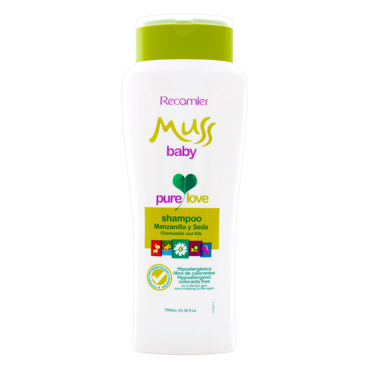 Champú Muss Baby Manzanilla Y Seda 750 Mililitros