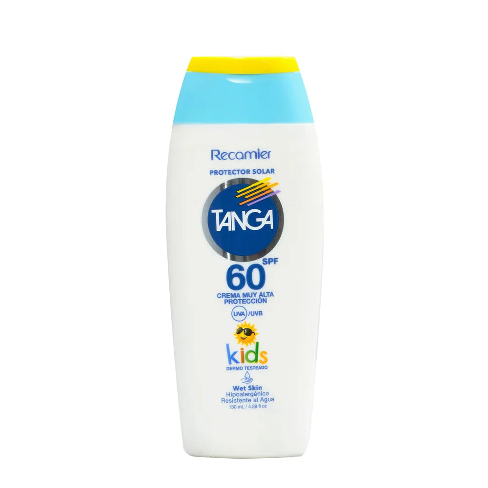 Bloqueador.TANGA Spf 60 Kids Wet Skin 130 ml