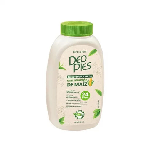 Deo Pies Talco A.de Maiz 300gr Gotas 120gr