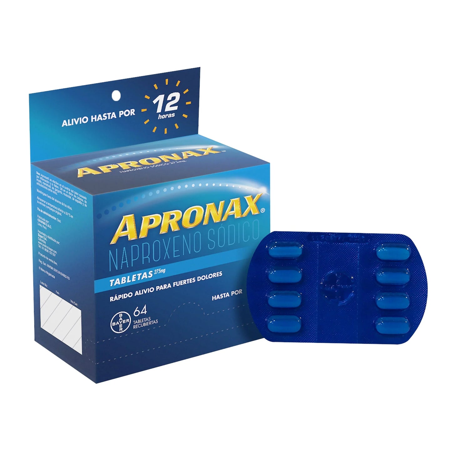 Apronax 275 mg 64 Tabletas