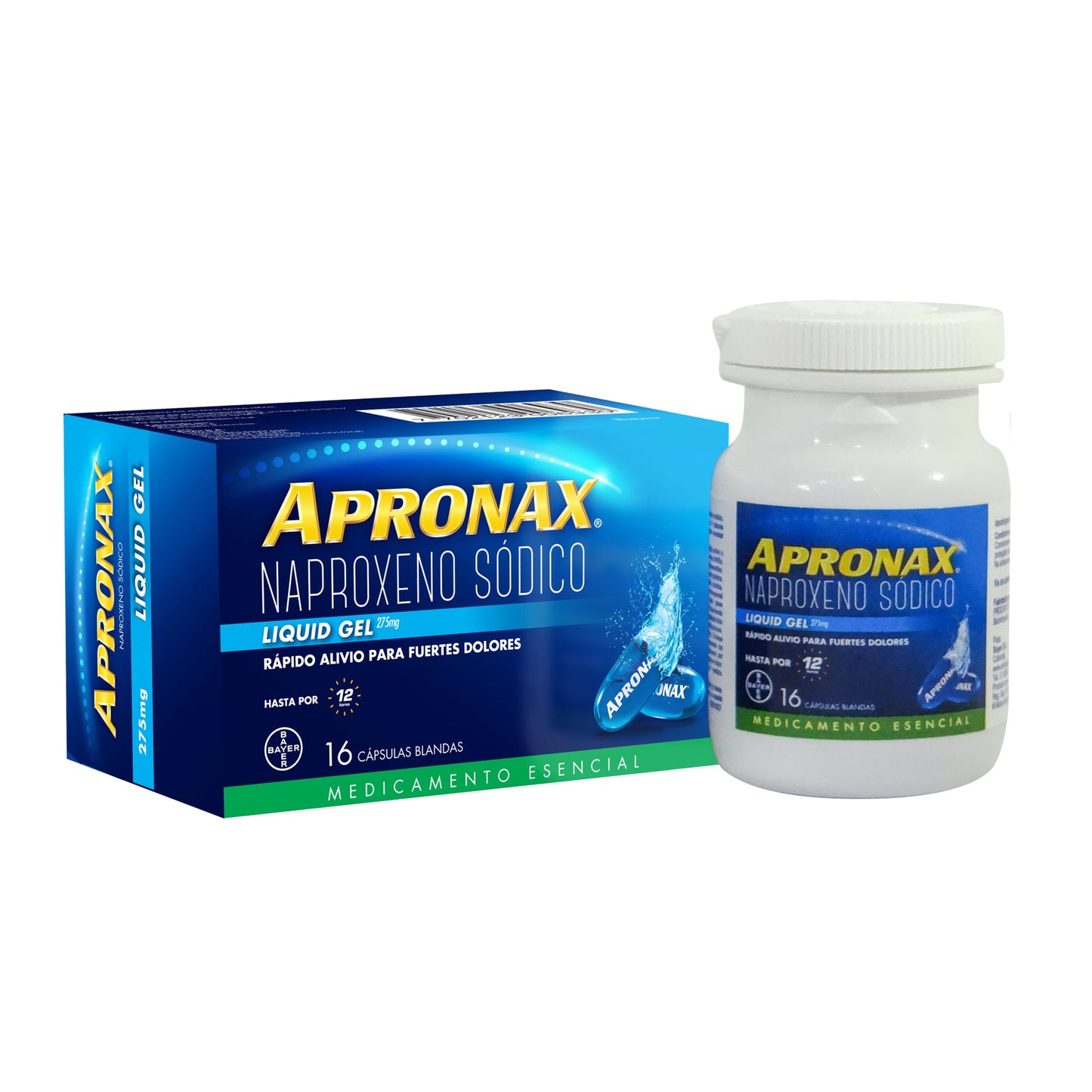 Apronax Liquid Gel 275 mg 16 Cápsulas