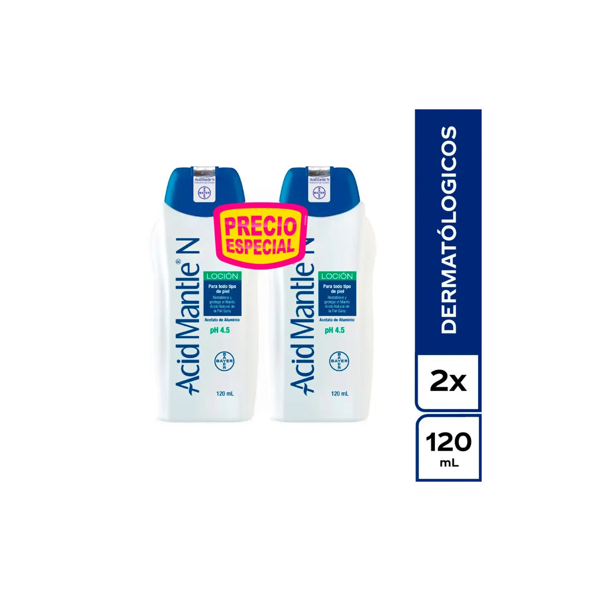 2 Ácido Mantle N Loción 120 ml P.e