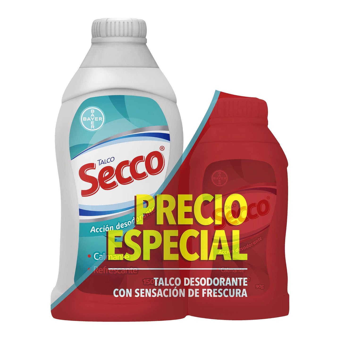 Talco Secco 150 Gr + 90 Gr