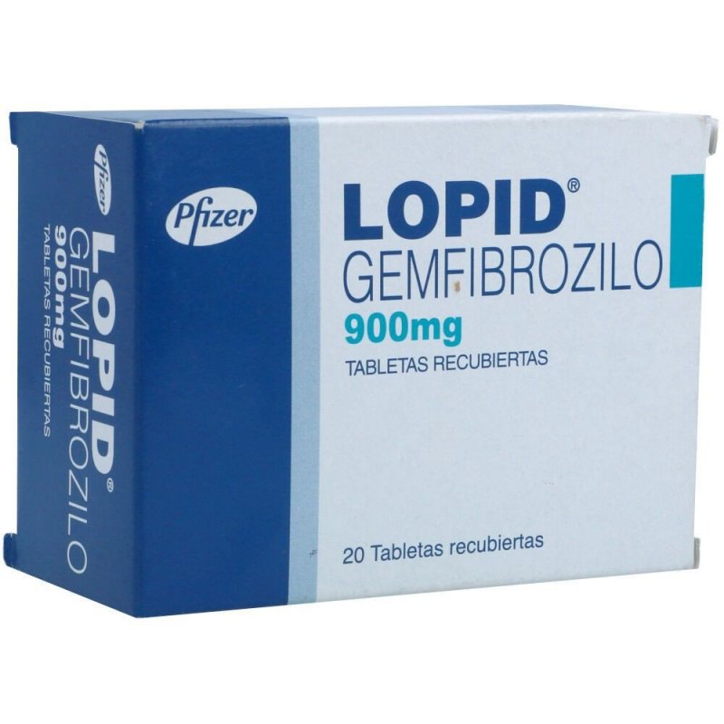 Lopid 900 mg 20 Tabletas (3%+)(a)