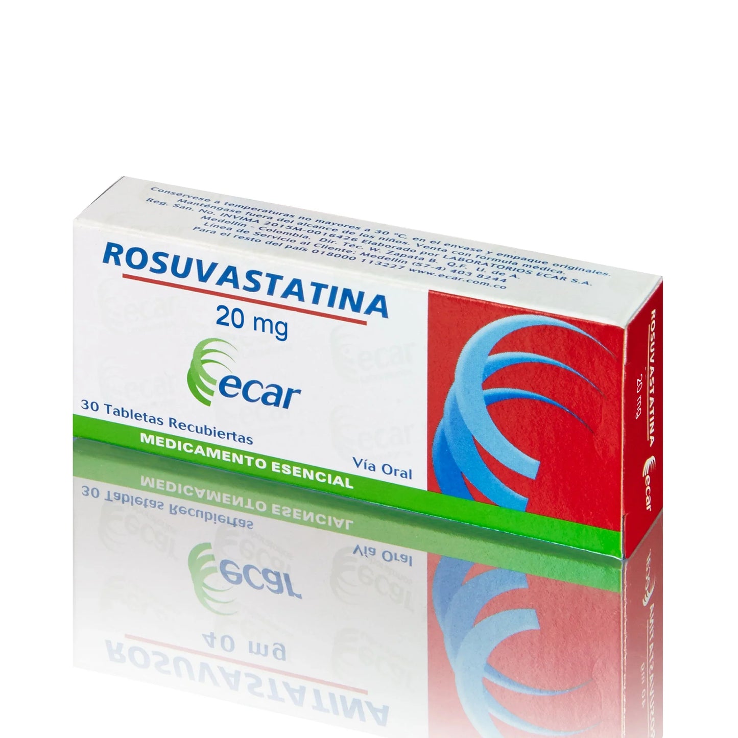 Rosuvastatina 20mg 30 Tbs Ecar (a)