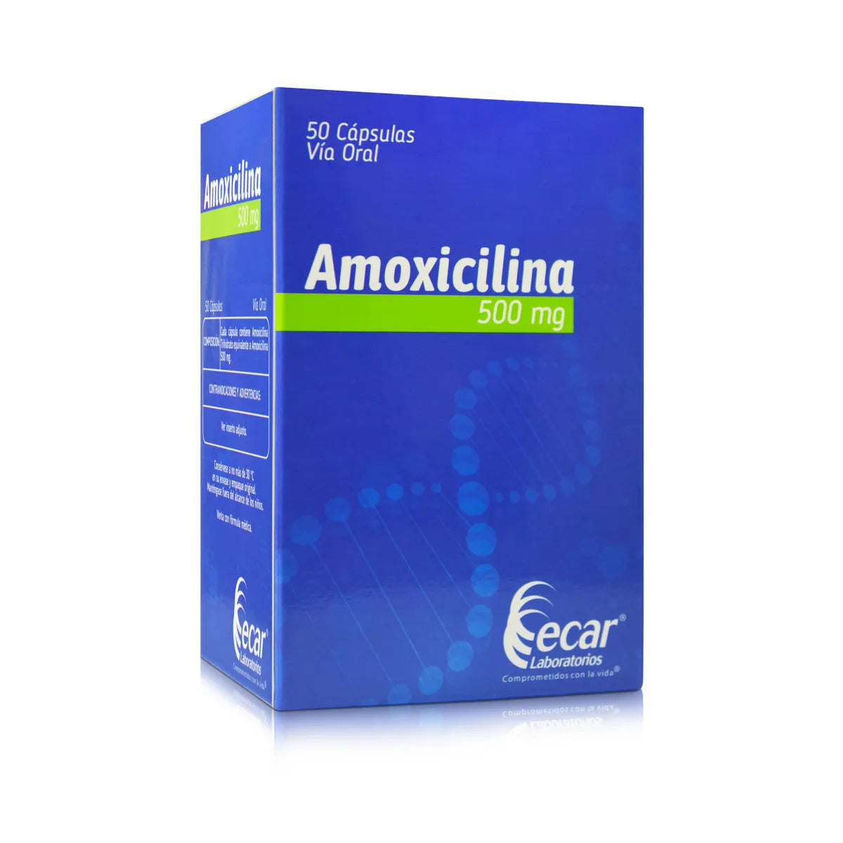 Amoxicilina 500 MG 50 Caps Ec