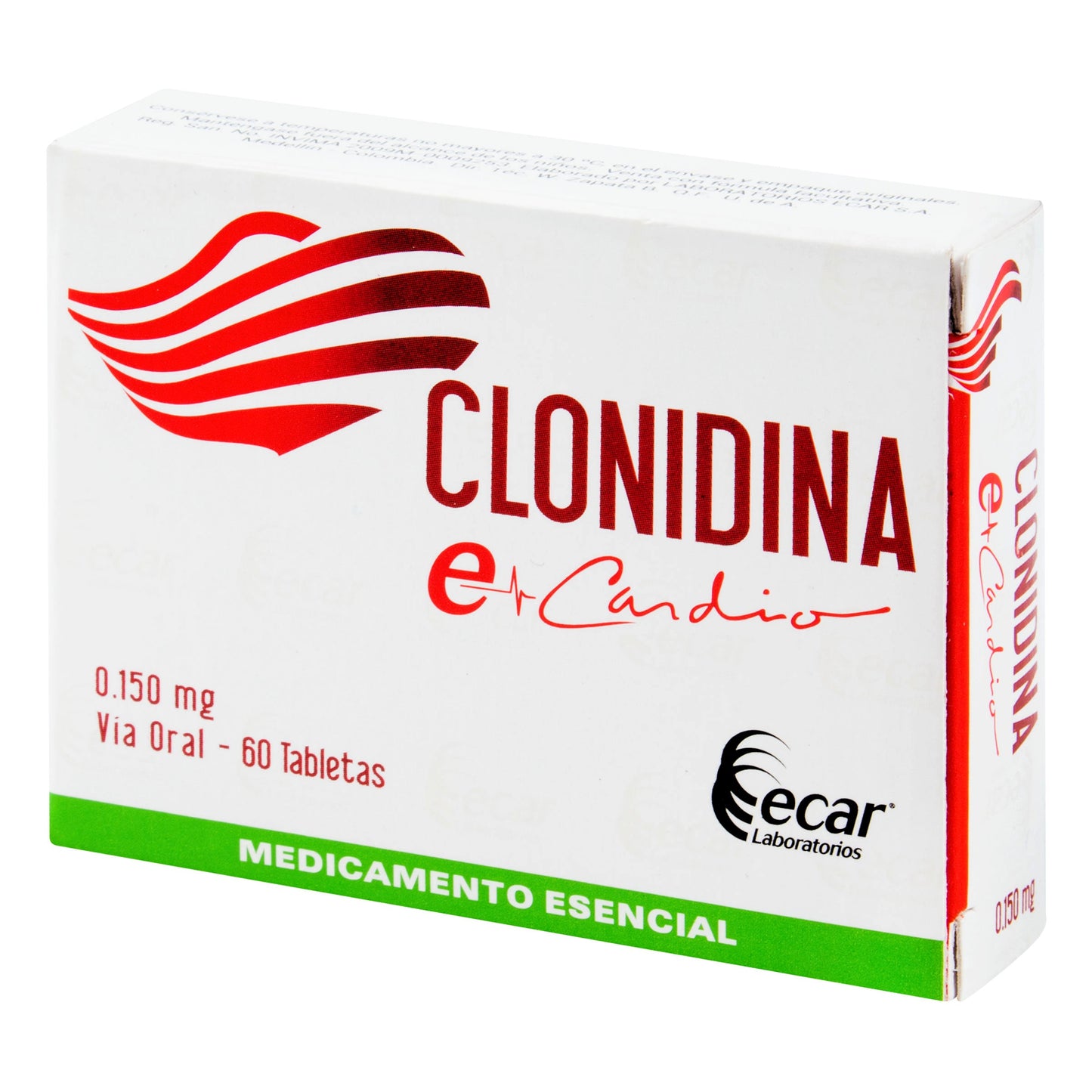 Clonidina 150 mg 60 Tabletas Ec