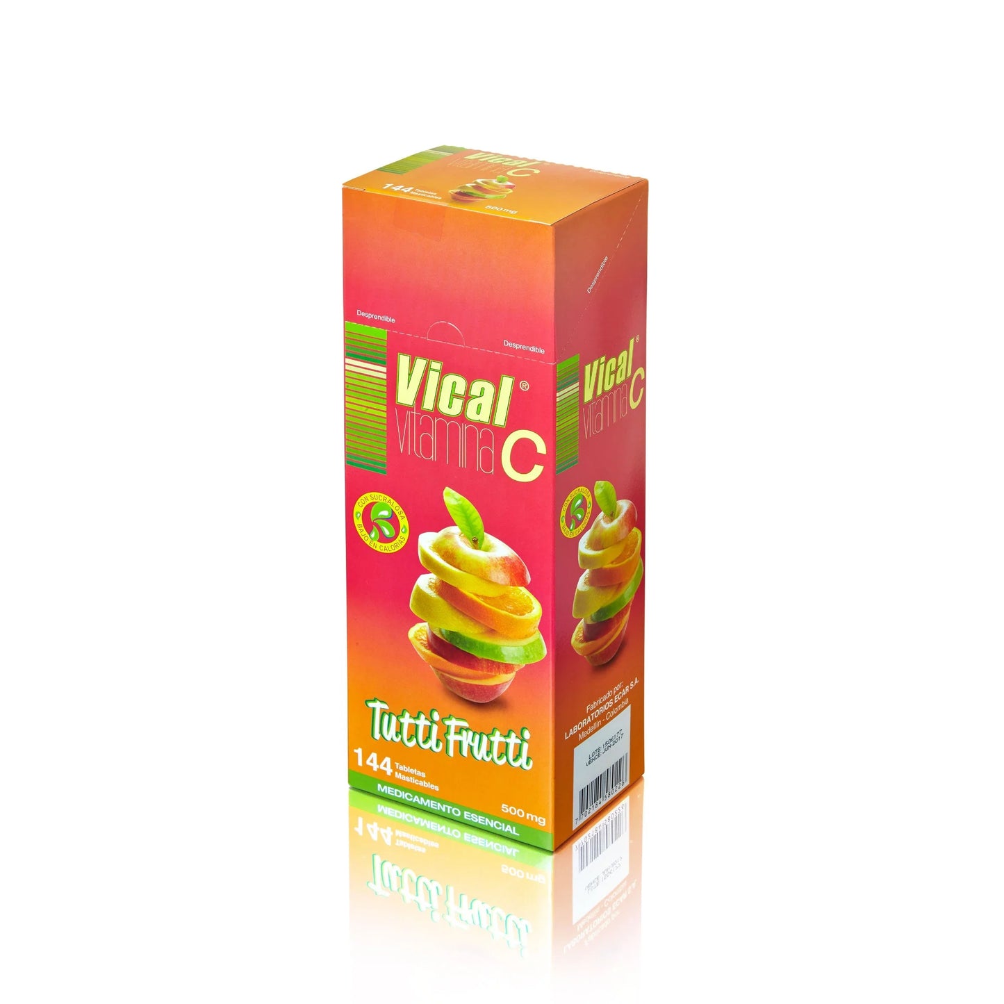 Vitamina C 500 mg Vical T.frutti Ma.144