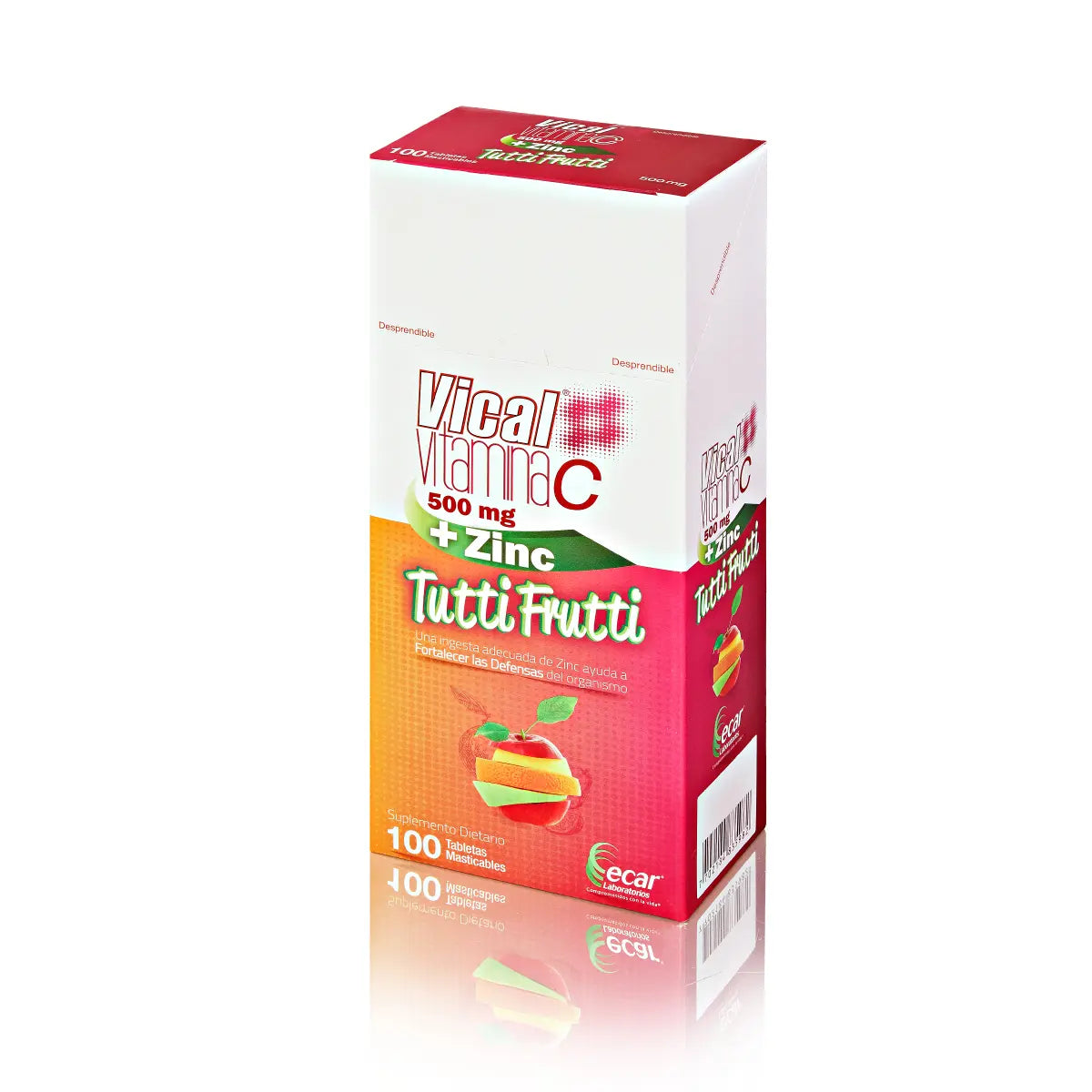 Vical Vitamina C+zinc Tutti Frutti X 100