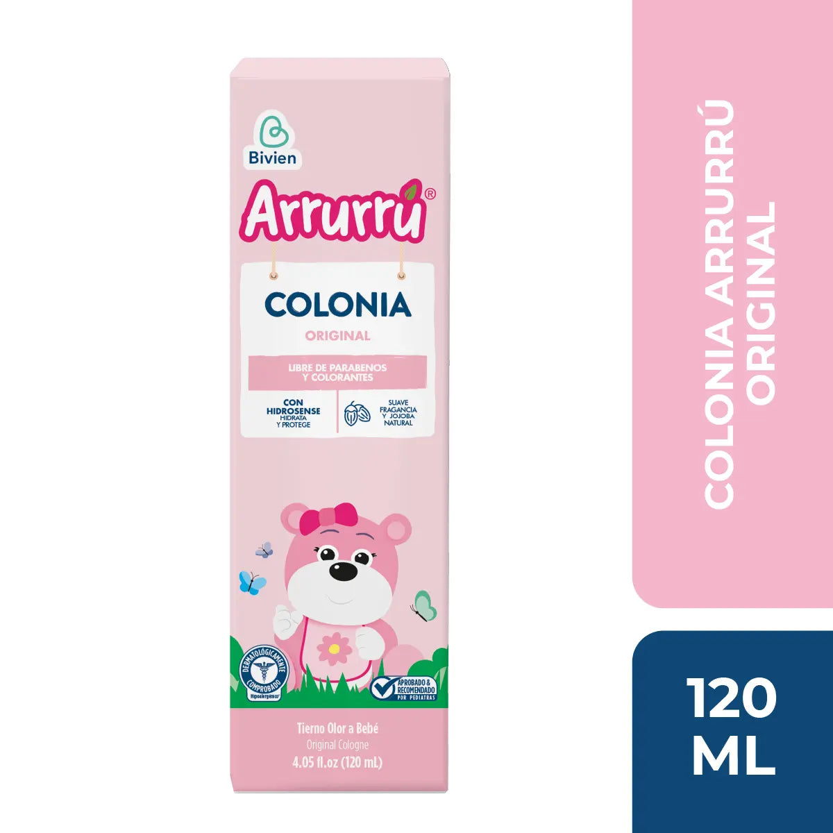 Colonia Arrurru Naturals Rosada 120 ml