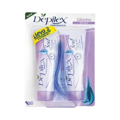 Crema Depilex 3 En 1 Piel Seca 100g 2x1