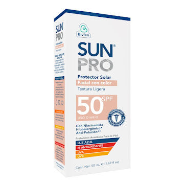 Protector solar Sunpro Facia.color Spf50 50ml