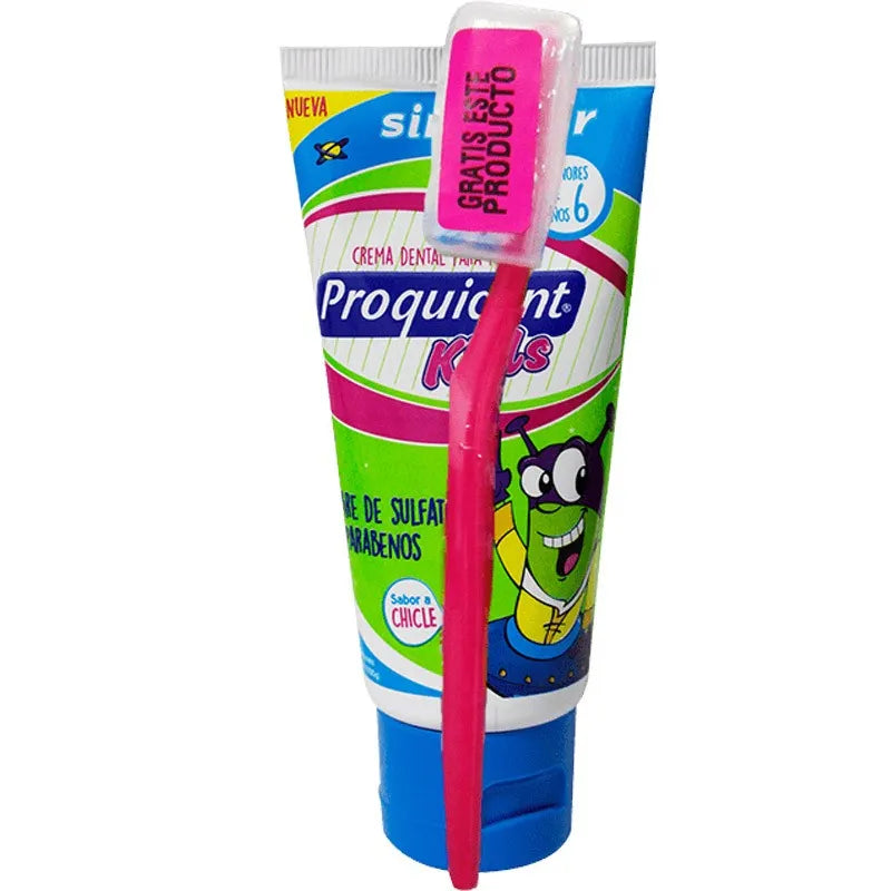 Crema.DENT.PROQUIDENT Kids 75ml+cepi. P.e.