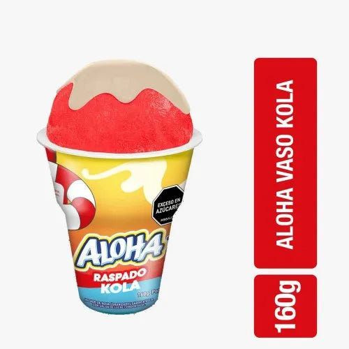 Helado Vaso Aloha Kola 160 Gramos X 12 Unidades