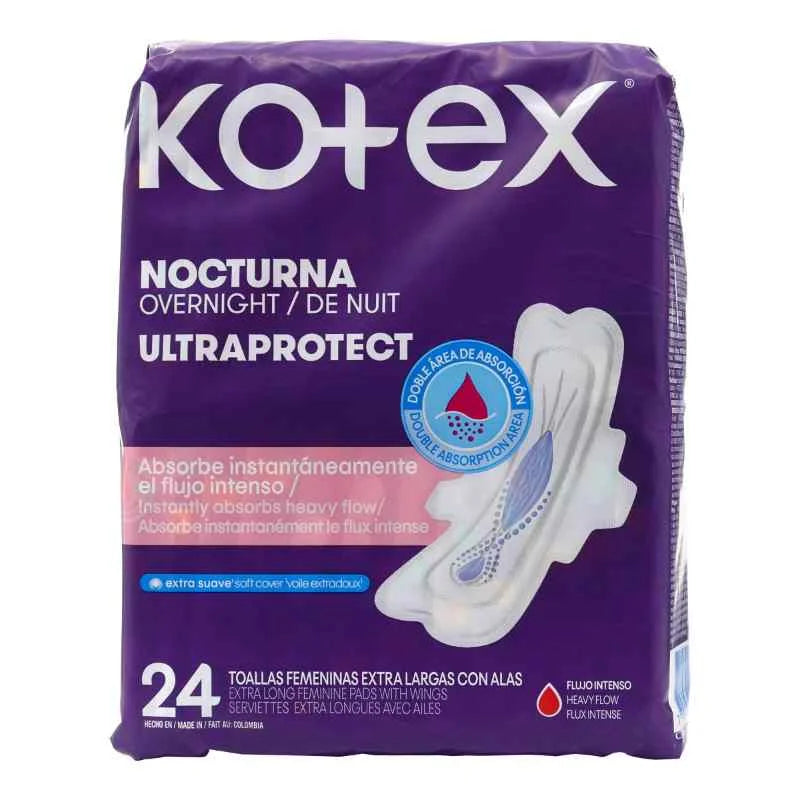 Toa.kotex Nocturna Ultraprtotect 24 Unidad