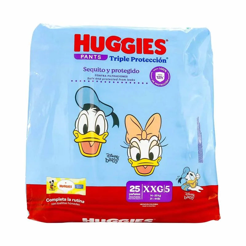 Pan Huggies Triple Protector Pañal Et 3g 25u