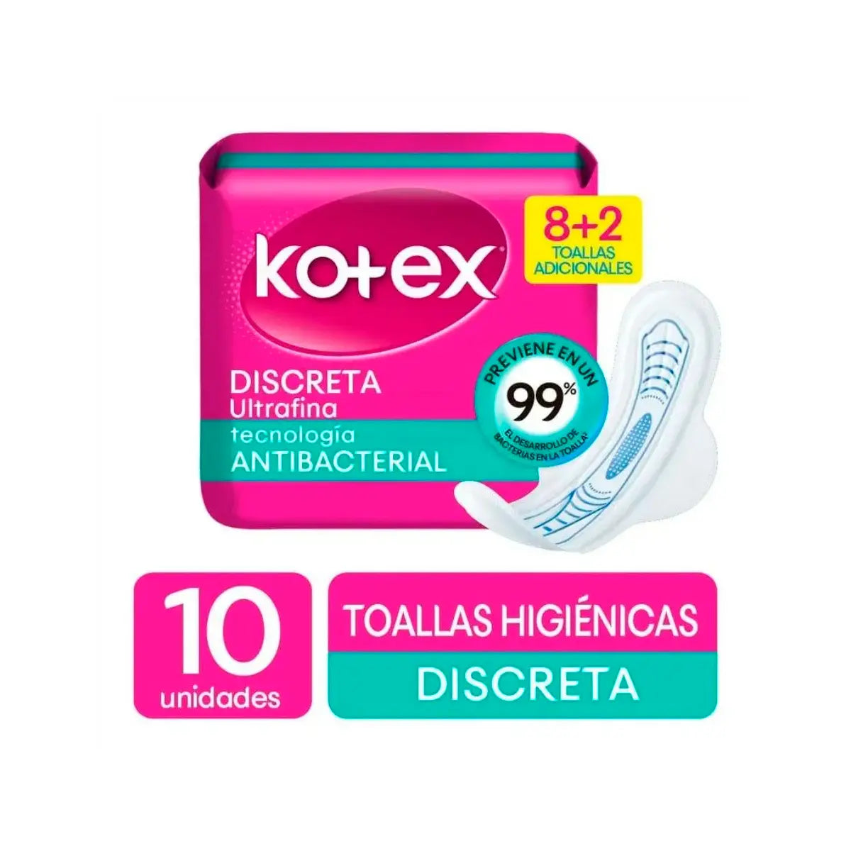 Toa Kotex Cuidado Avanzado X 10 Toa
