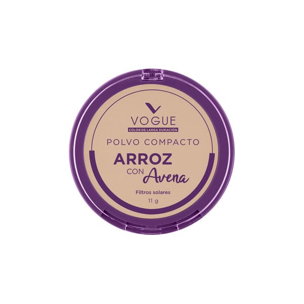 Polvo Compacto De Arroz Vogue Con Filtro Solar Sensual