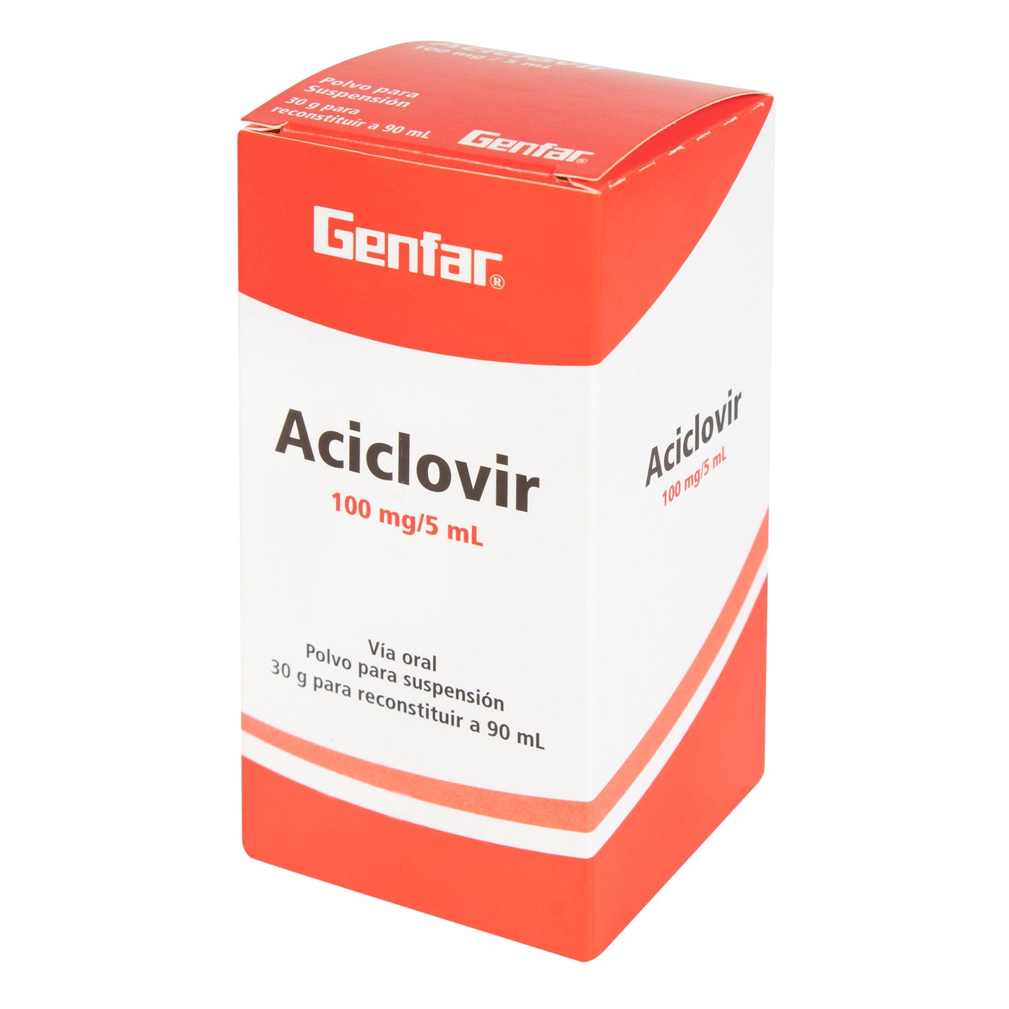 Aciclovir 100 mg Suspensión 90 ml gF