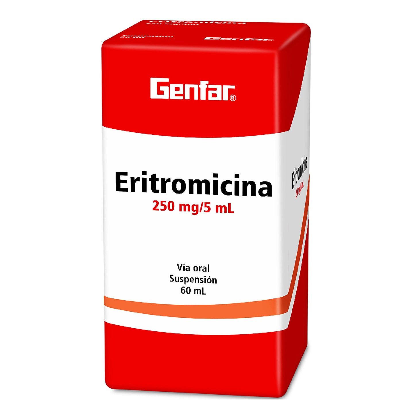 Eritromicina 250 mg Suspensión 60 ml gF