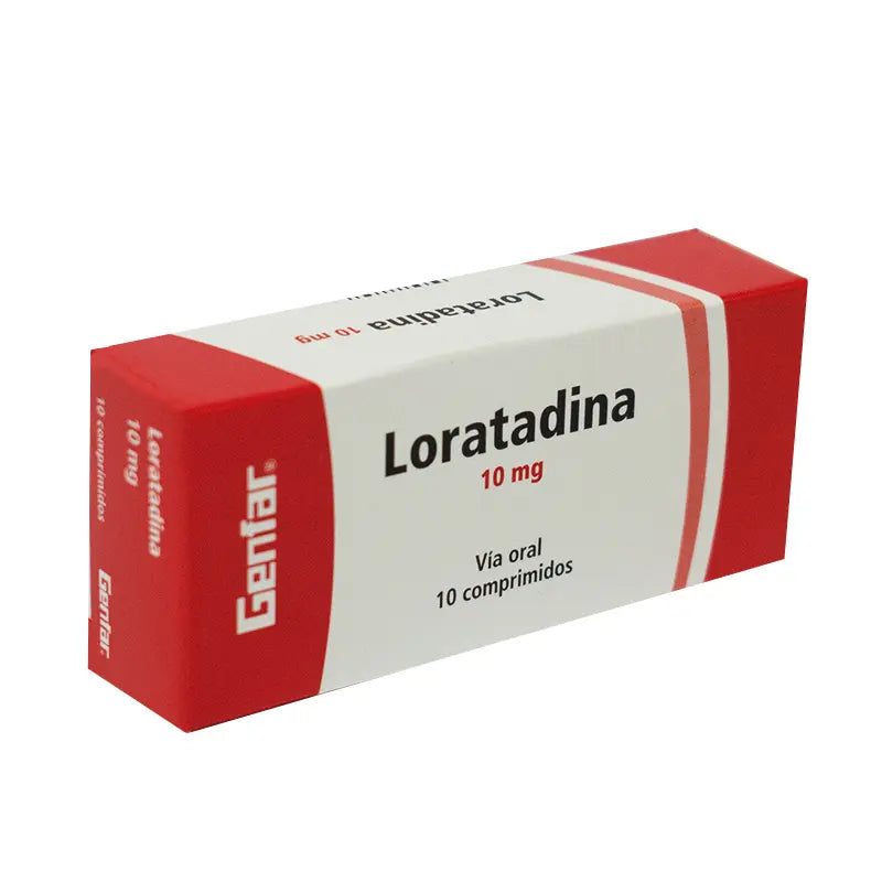 Loratadina 10 mg 10 Tabletas gF