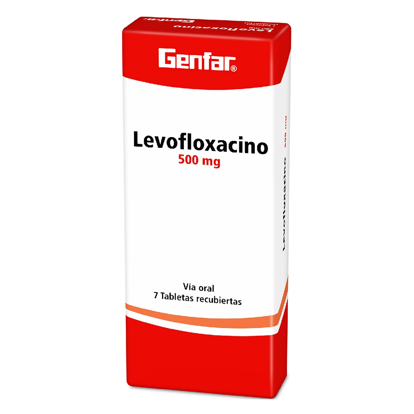 Levofloxacino 500 mg 7 Tabletas gF