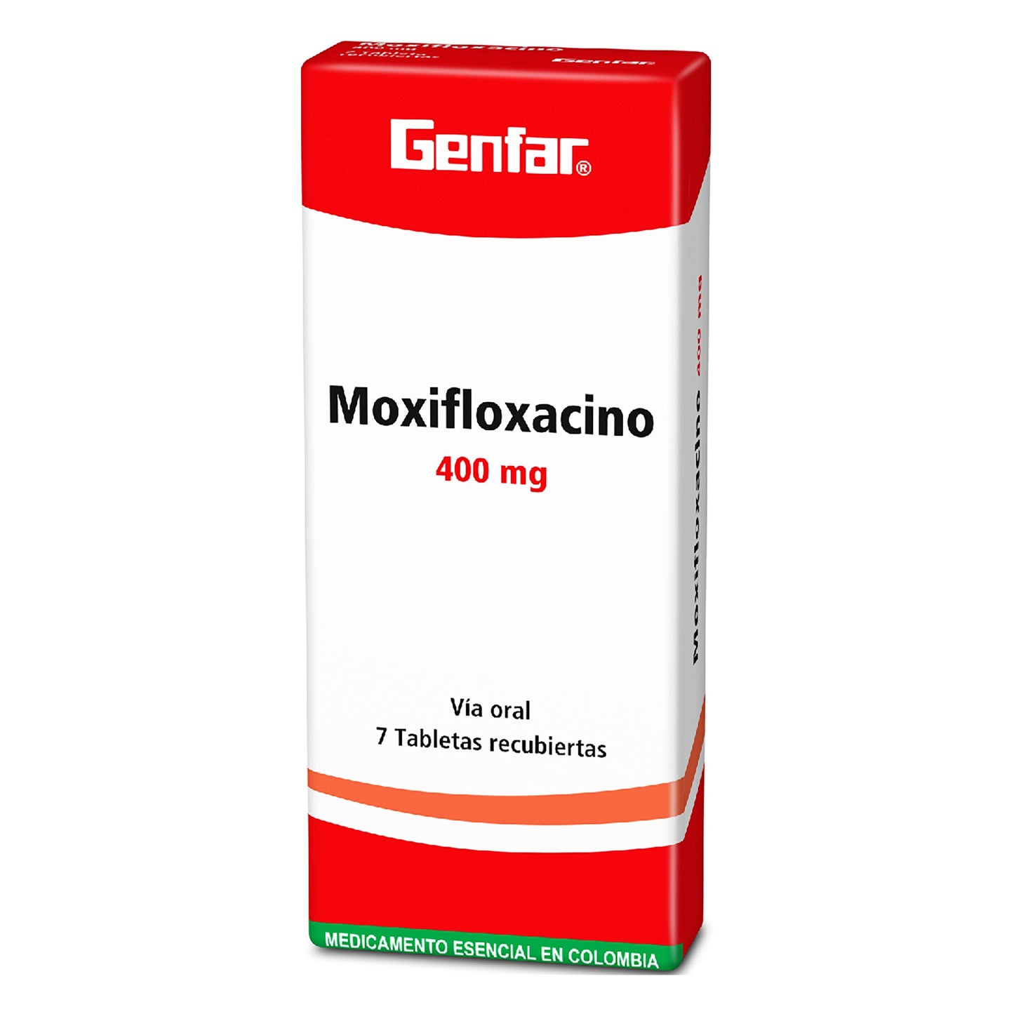 Moxifloxacino 400 mg 7 Tabletas gF