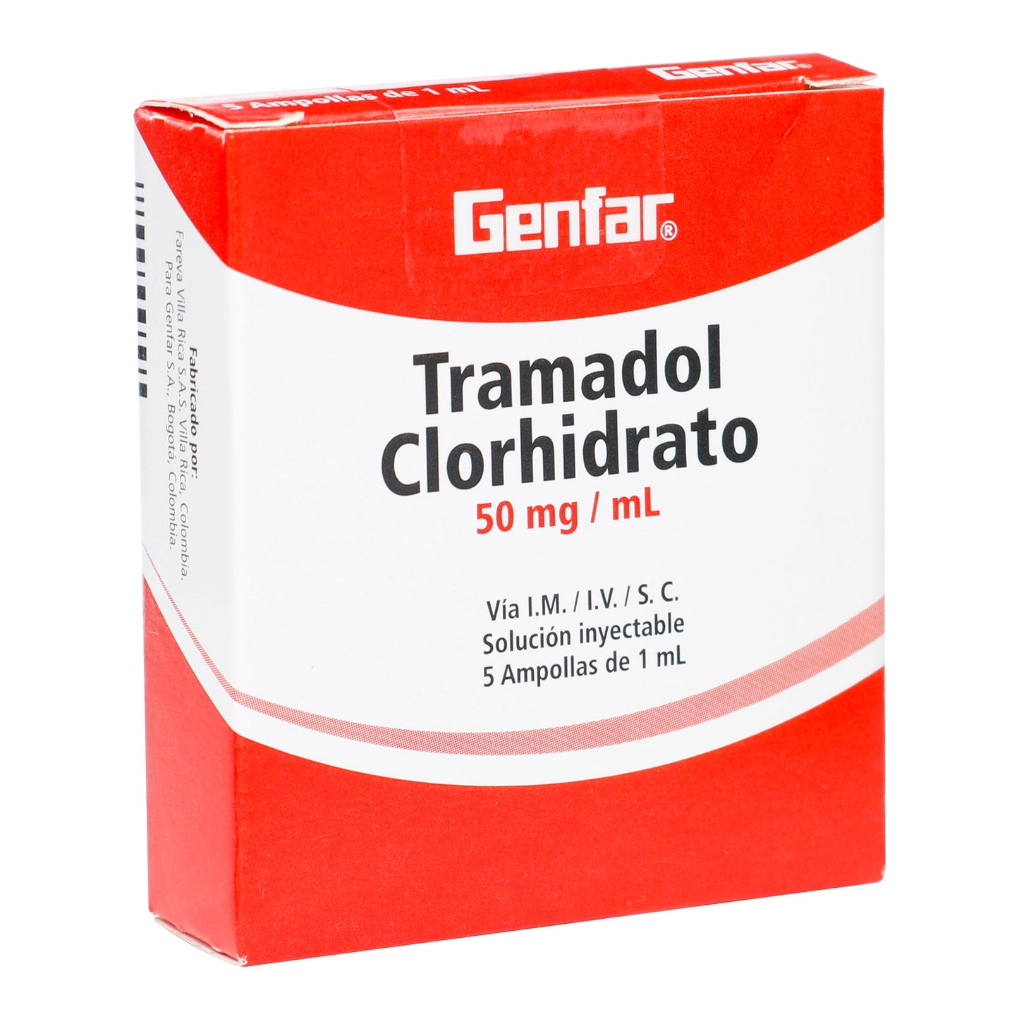 Tramadol 50mg/1ml 5 Ampolla gF