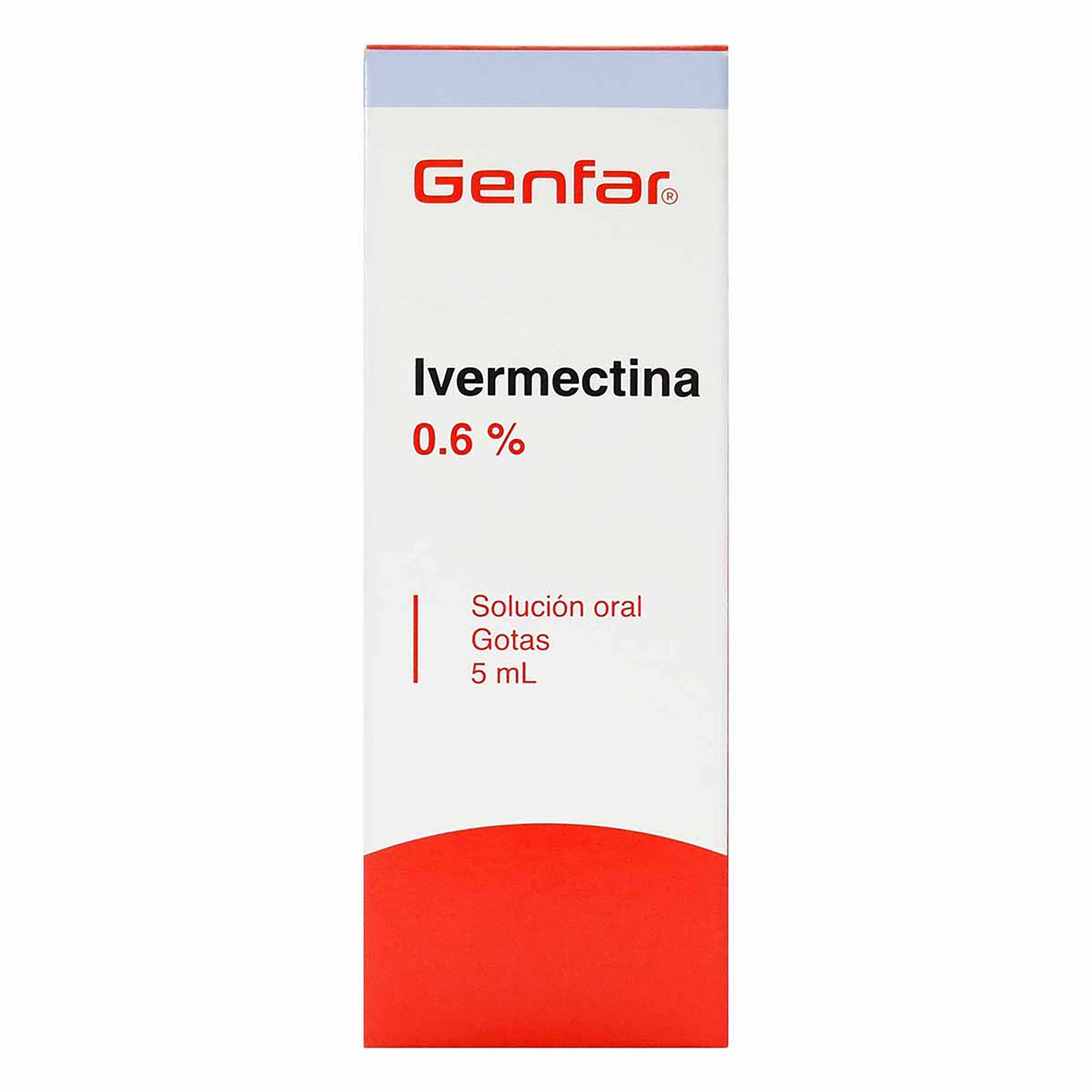 IVERMECTINA 0.6% Solución Oral 5 ml gF