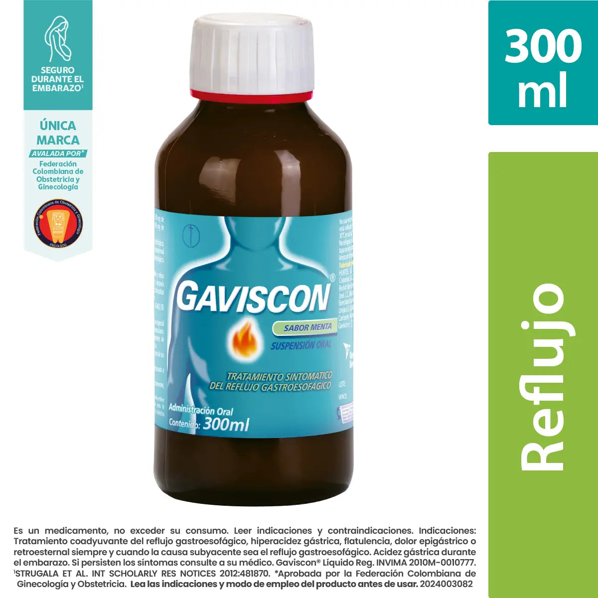 gAVISCON Suspensión Menta 300 ml