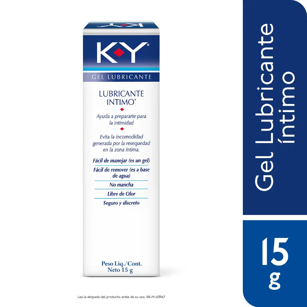 Lubricante Intimo K-y Gel 15gr